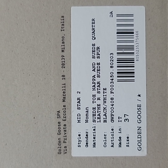 🔴SOLD🔴 Golden Goose MID STAR 2 - Picture 7 of 10